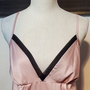 Victoria's Secret Pink & Black  Chemise